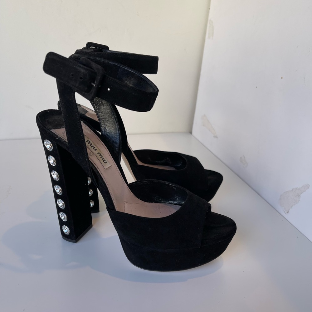 Statement MiuMiu platform sandles